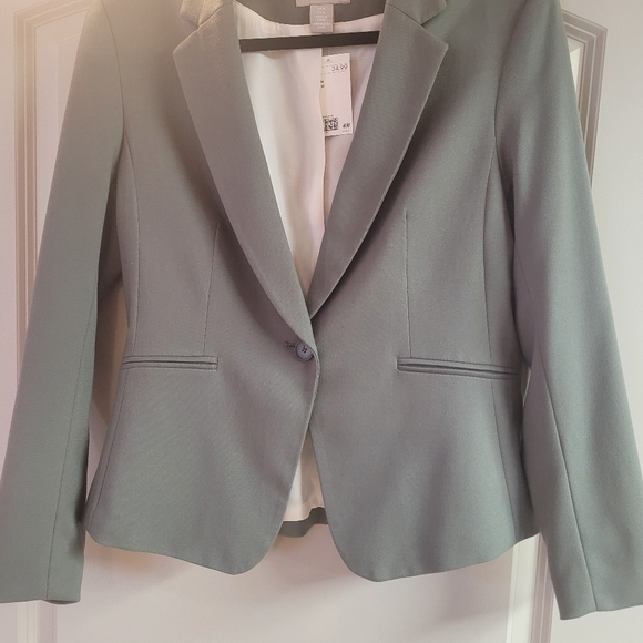 H&M Green Blazer M - Picture 3 of 9